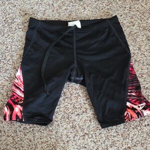 Black and Red Size 24 Swim Jammer